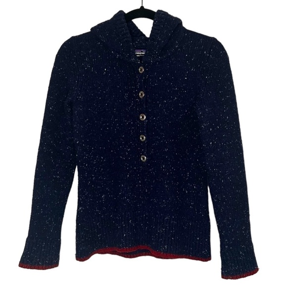 Patagonia Ranchito Hooded Wool Sweater - Picture 3 of 9